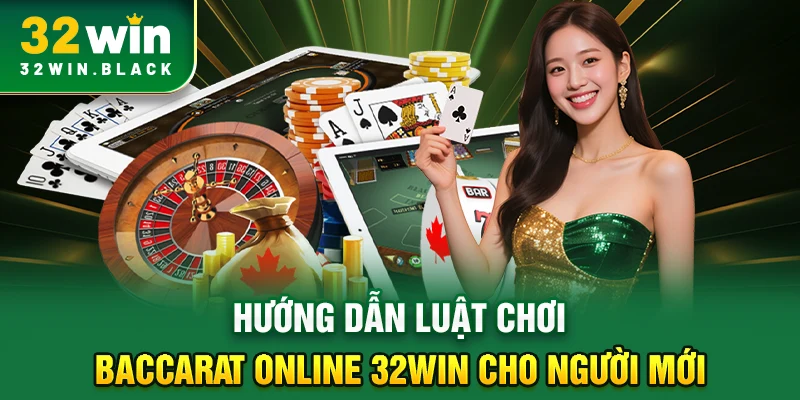 Hướng dẫn luật chơi Baccarat Online 32WIN cho người mới